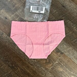 Victoria's Secret Pink Ribbed Panties NWT size M